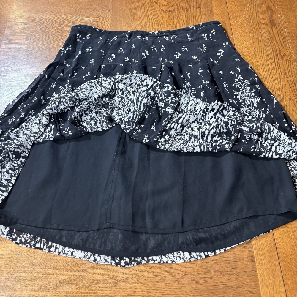 Jones New York Silk Skirt Womens 16 Quiet Luxury Career Elevated Office Capsule - Picture 5 of 7